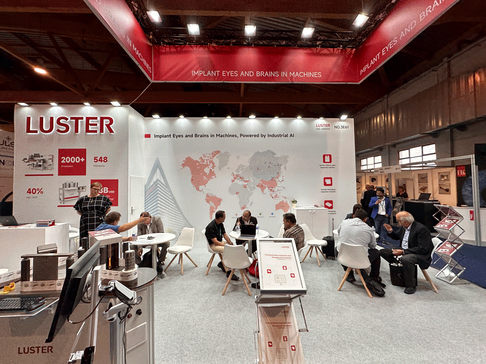 Redefining "Standards" | LUSTER Shines with Innovative Solutions at Labelexpo Europe 2023